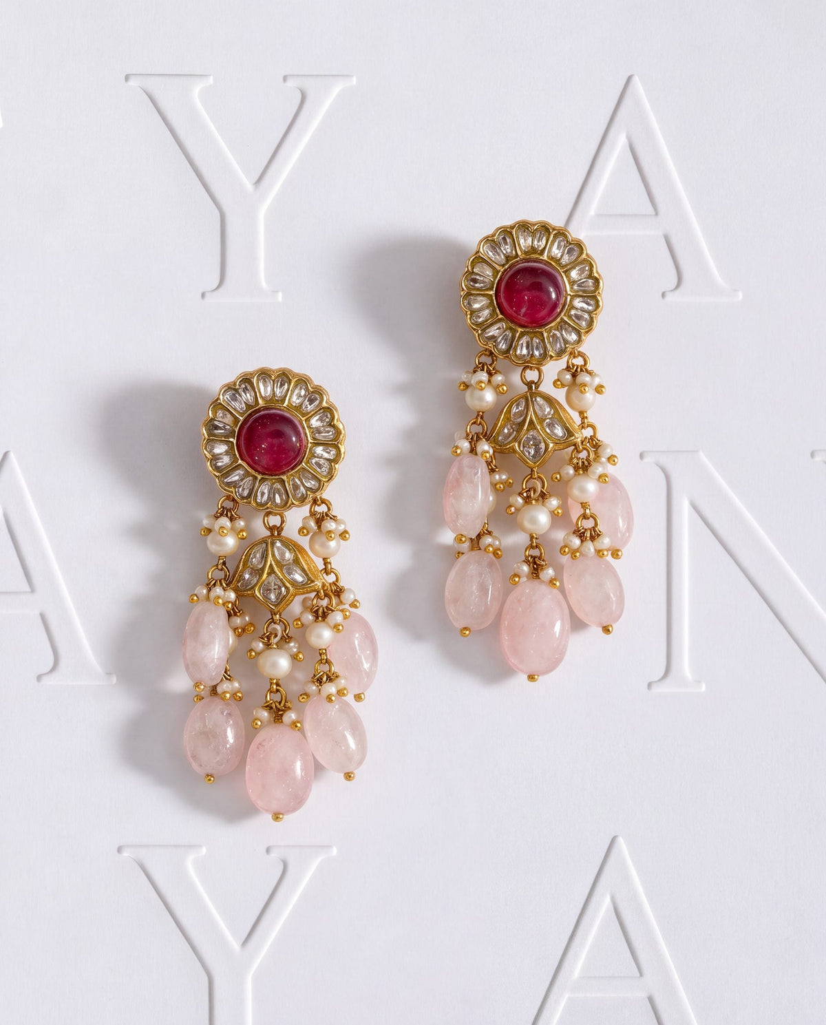 Suruchi Polki Long Earrings