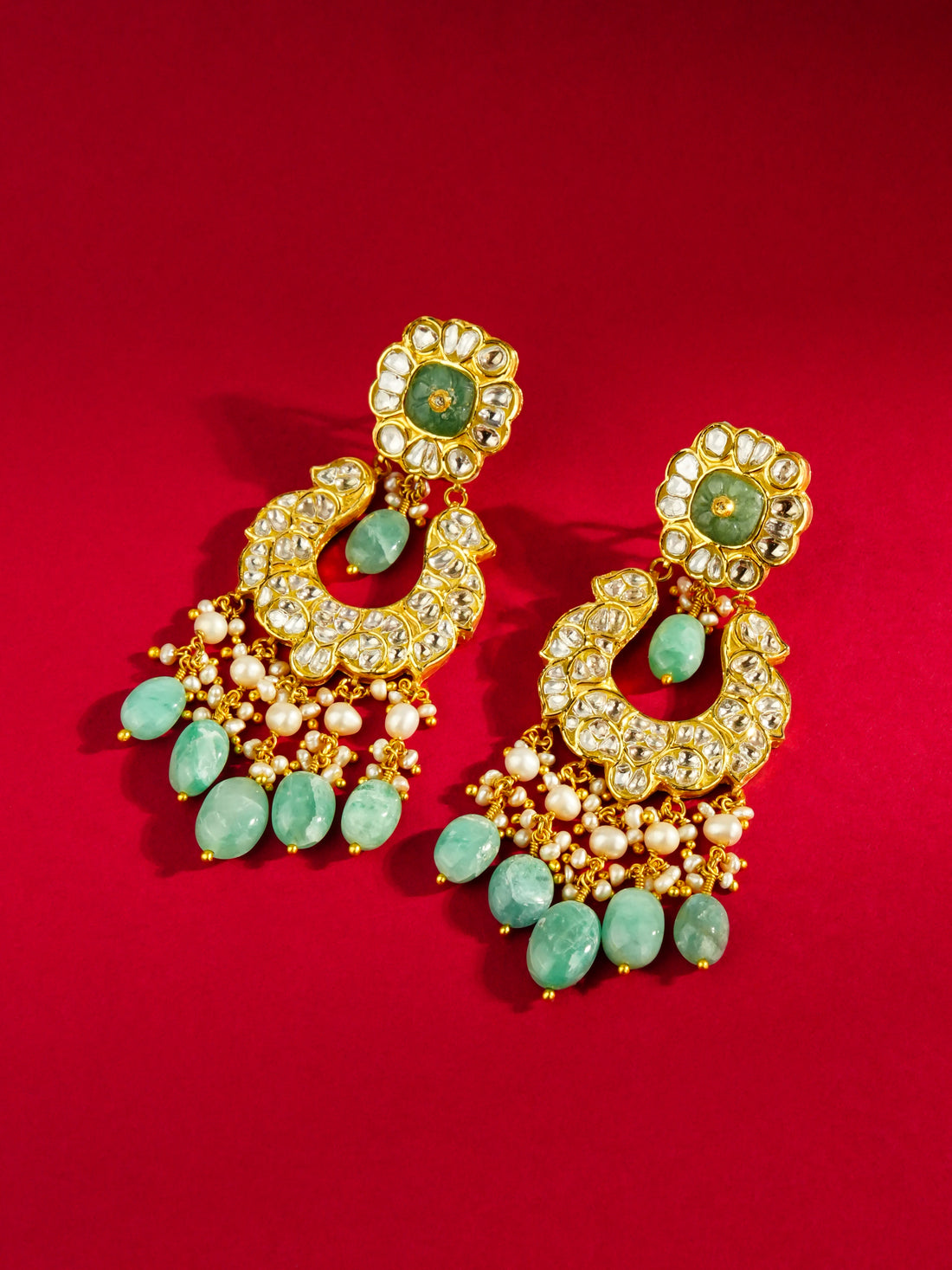 Yashtika Polki Chandbalis