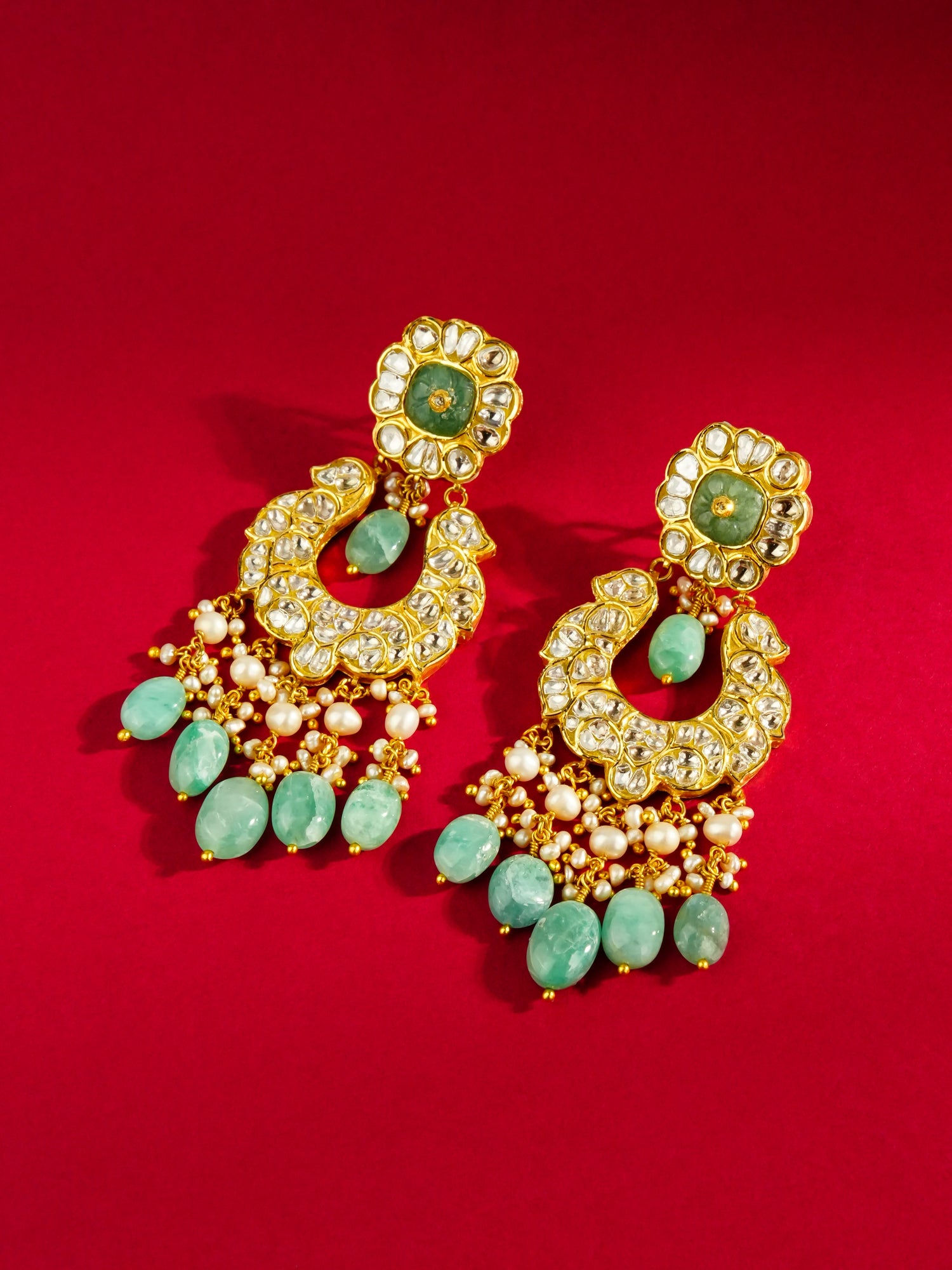 Yashtika Polki Chandbalis