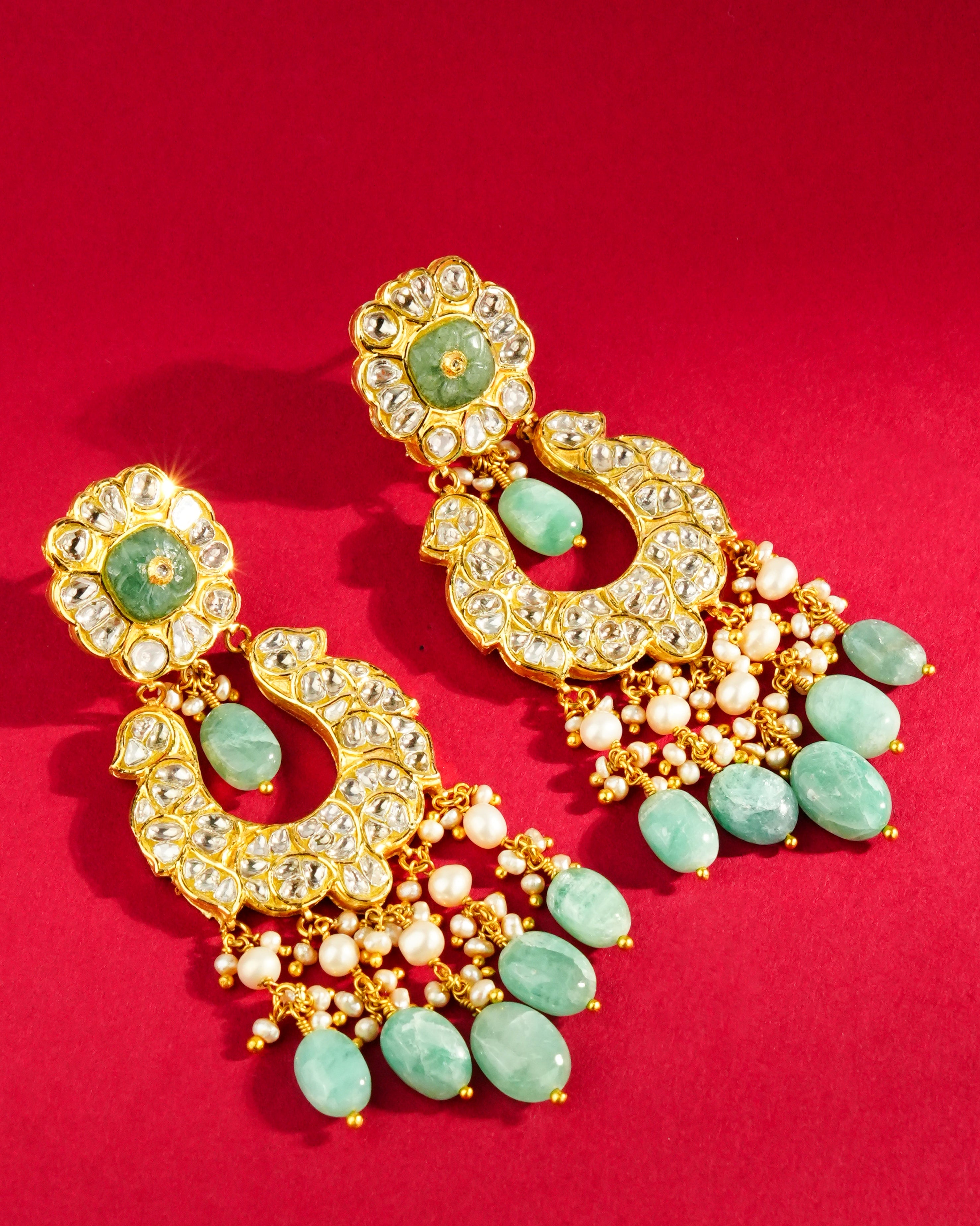 Yashtika Polki Chandbalis