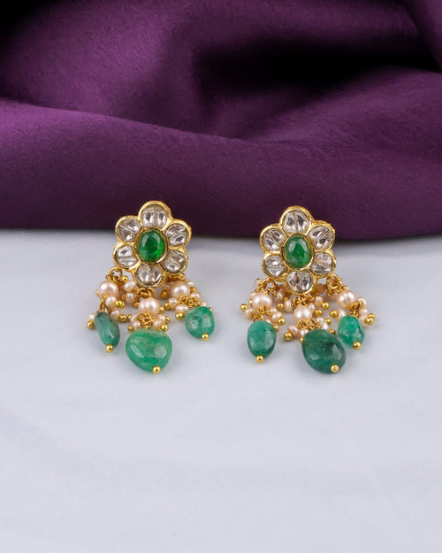 Pariksha Choker And Kaamiya Tops Polki Set