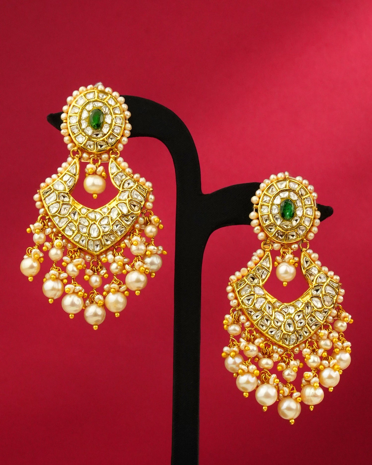 Hetal Polki Chandbalis