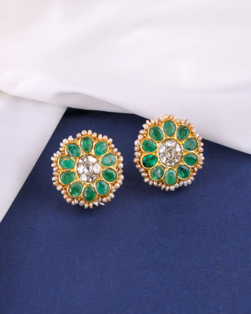 Yamini Choker And Kareena Tops Polki Set