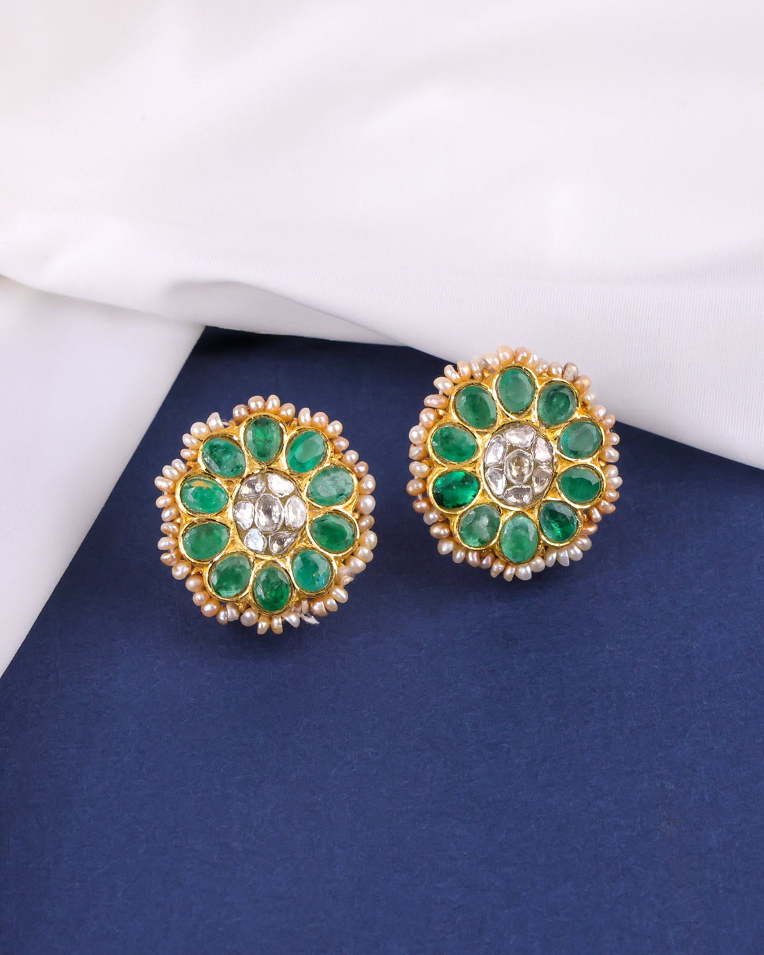 Yamini Choker And Kareena Tops Polki Set