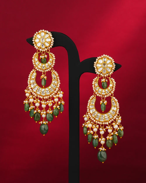 Diya Polki Chandbalis