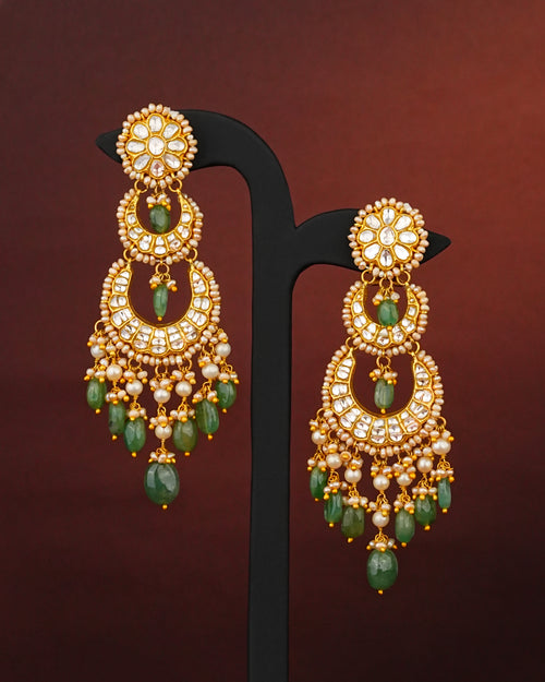 Diya Polki Chandbalis