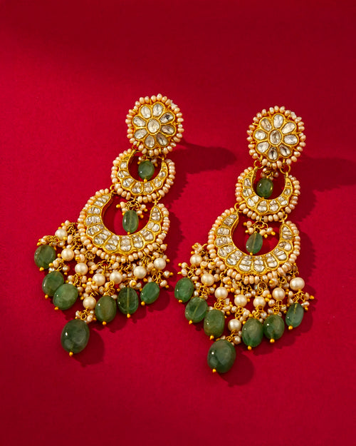 Diya Polki Chandbalis