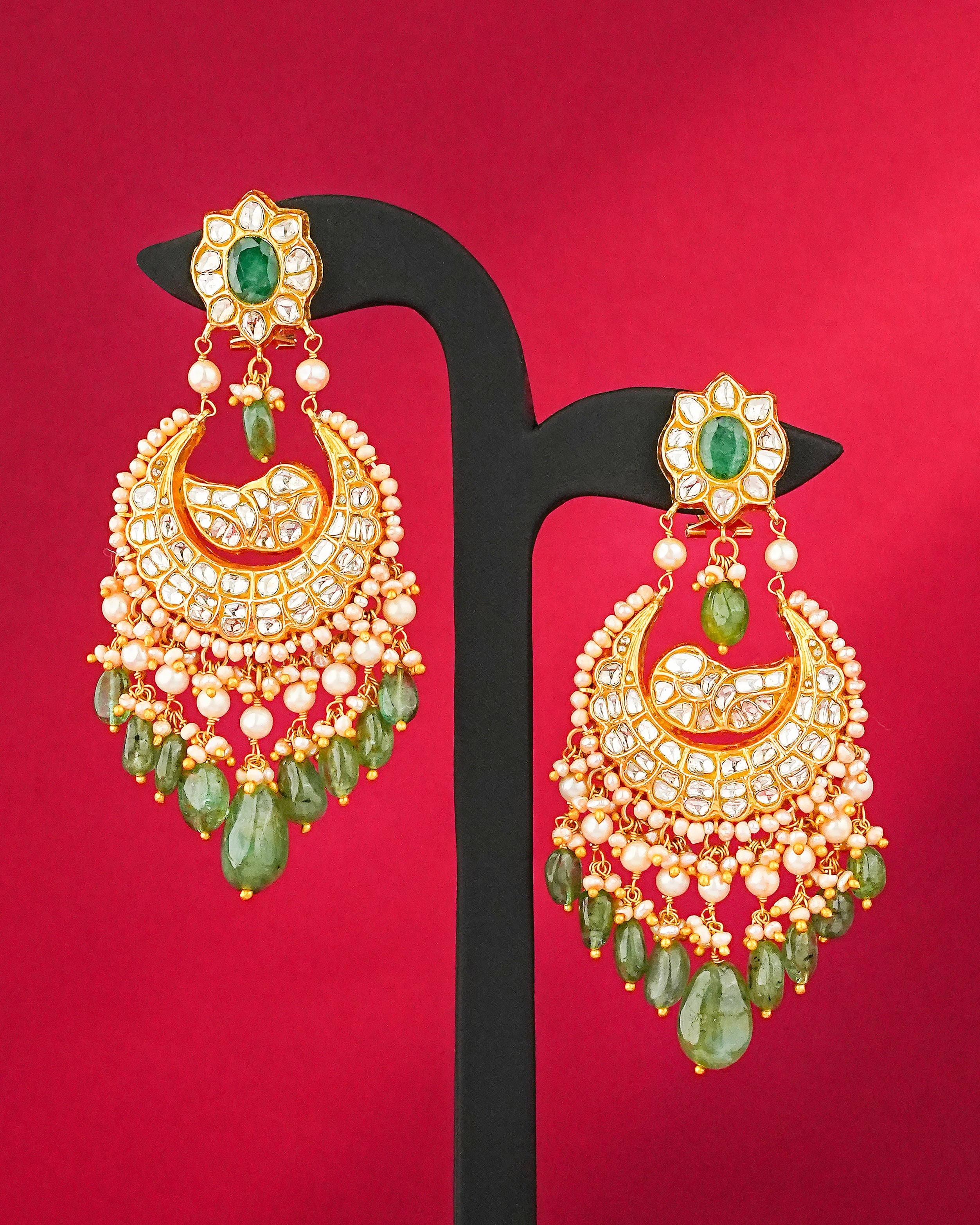 Ishwari Polki Chandbalis