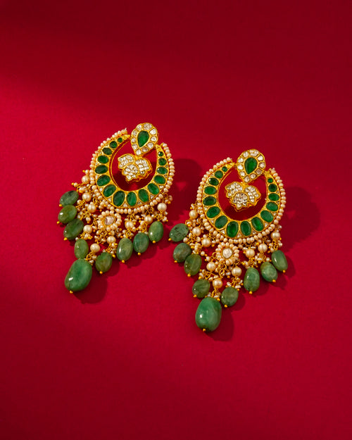 Zareen Polki Chandbalis