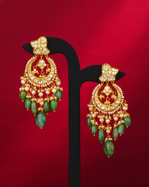 Rabia Polki Chandbalis