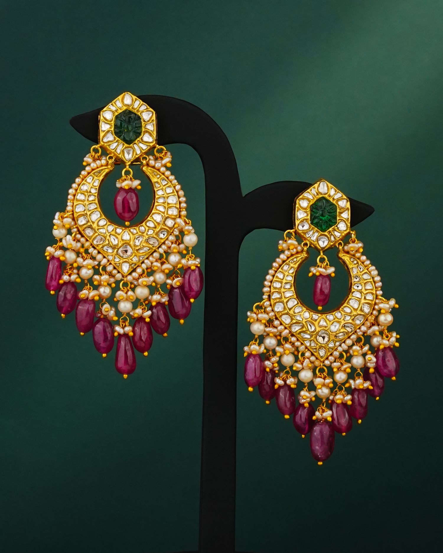 Aabha Polki Chandbalis