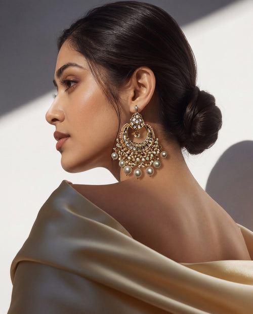 Nusrat Polki Chandbalis