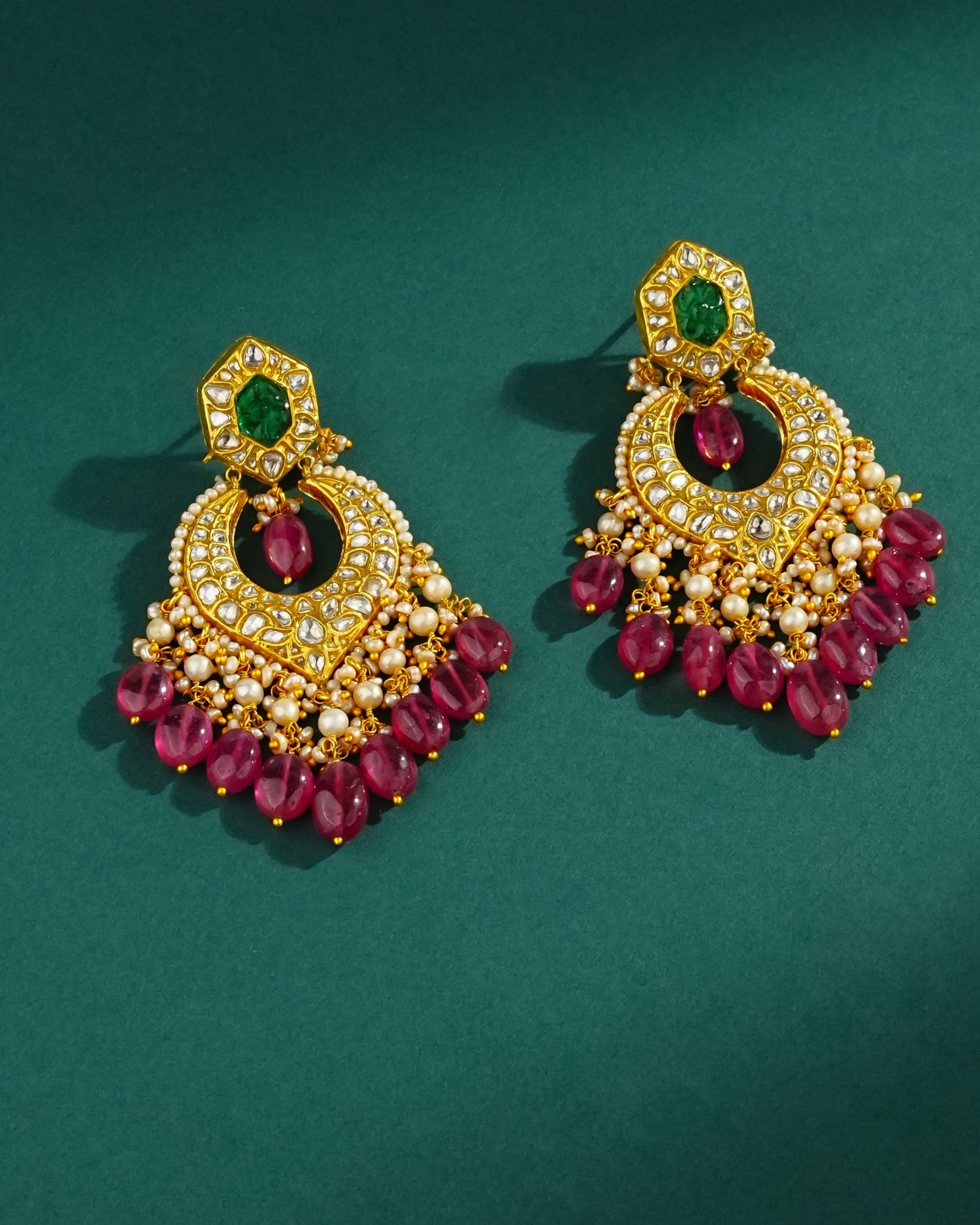 Aabha Polki Chandbalis