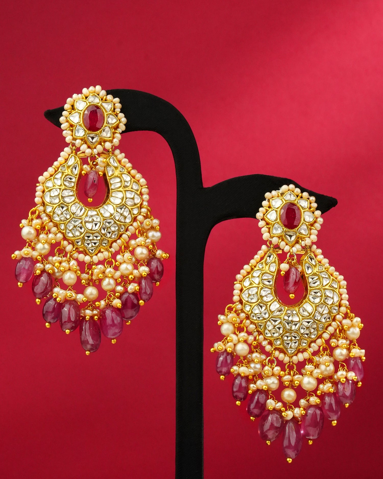 Chloe Polki Chandbalis