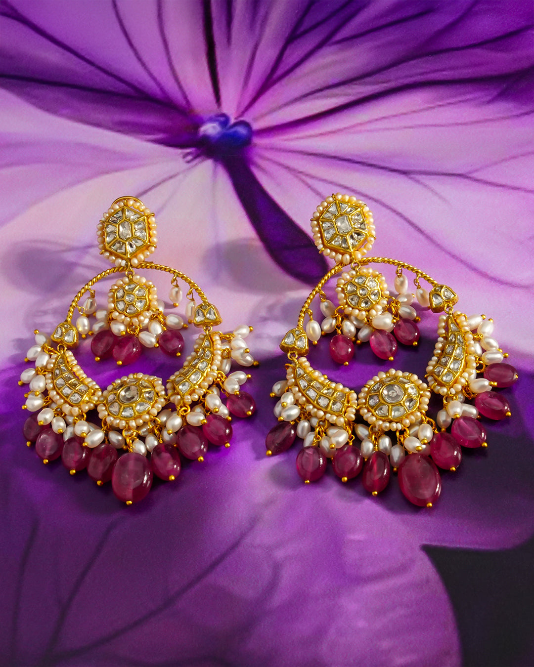 Zarin Polki Chandbalis