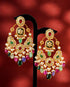 Alya Polki Long Earrings