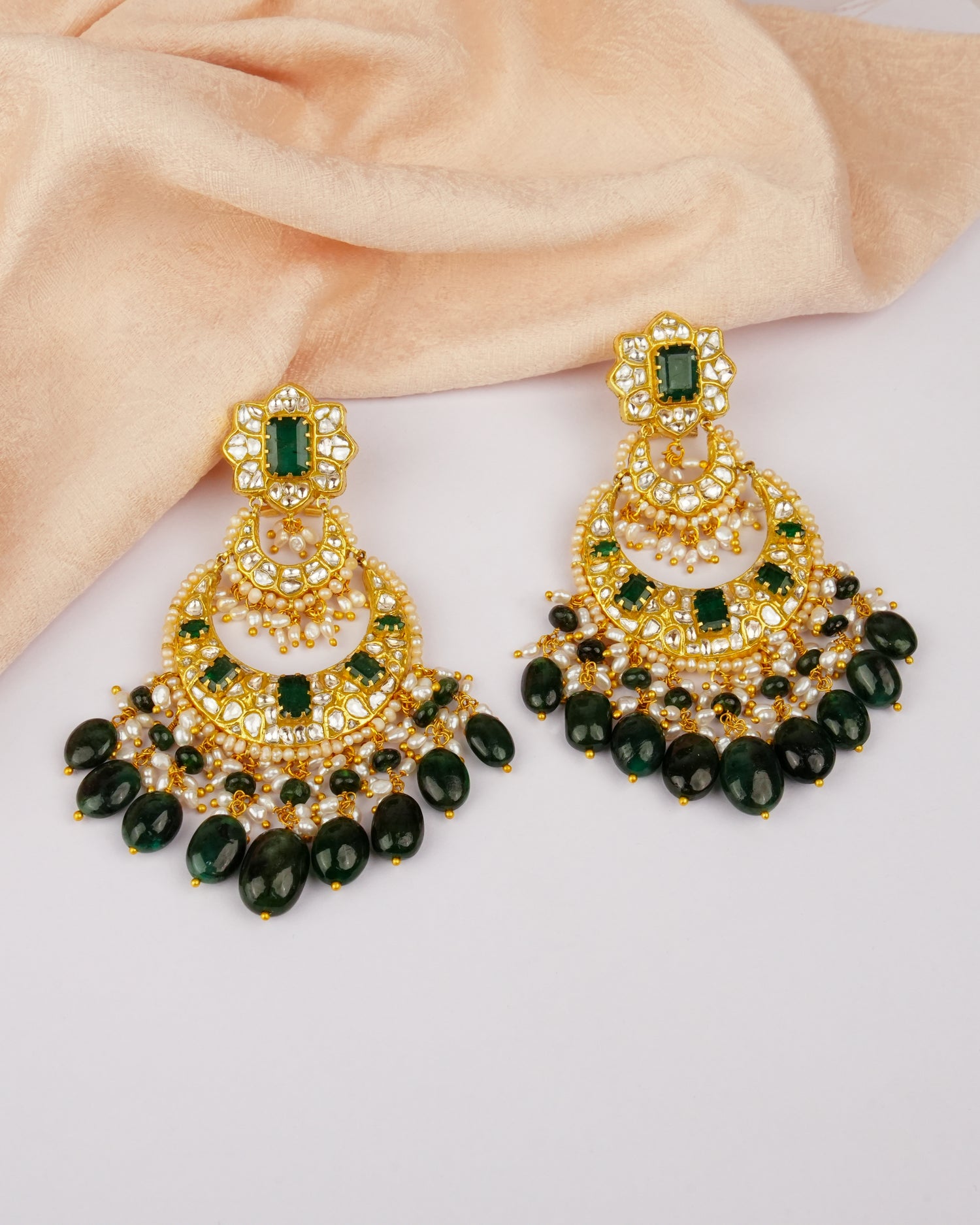 Camaya Polki Chandbalis