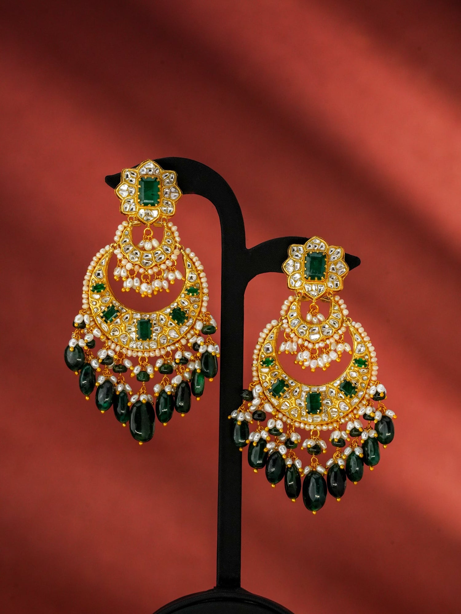 Camaya Polki Chandbalis