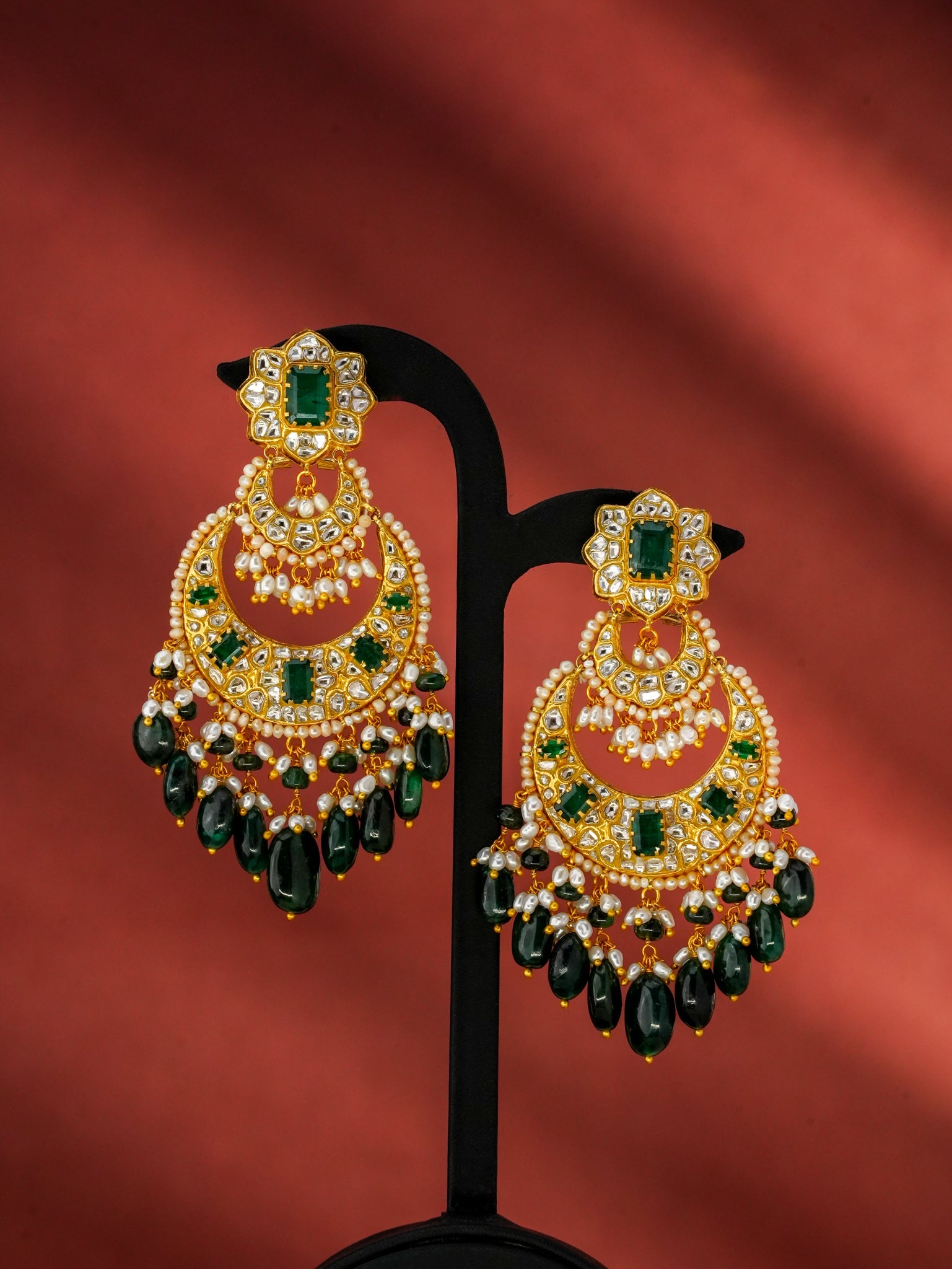 Camaya Polki Chandbalis