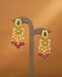Drisha Polki Long Earrings