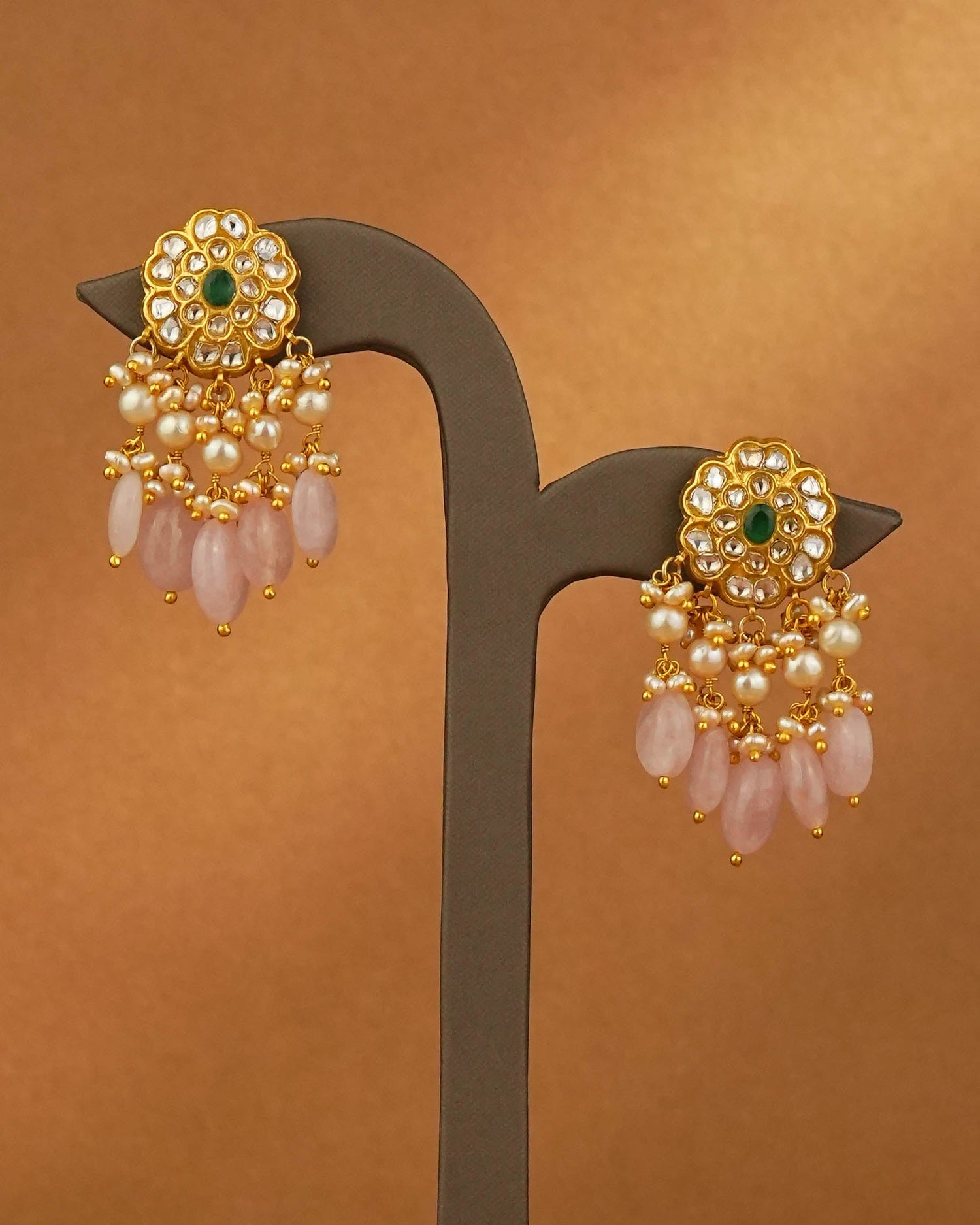 Sonal Polki Long Earrings