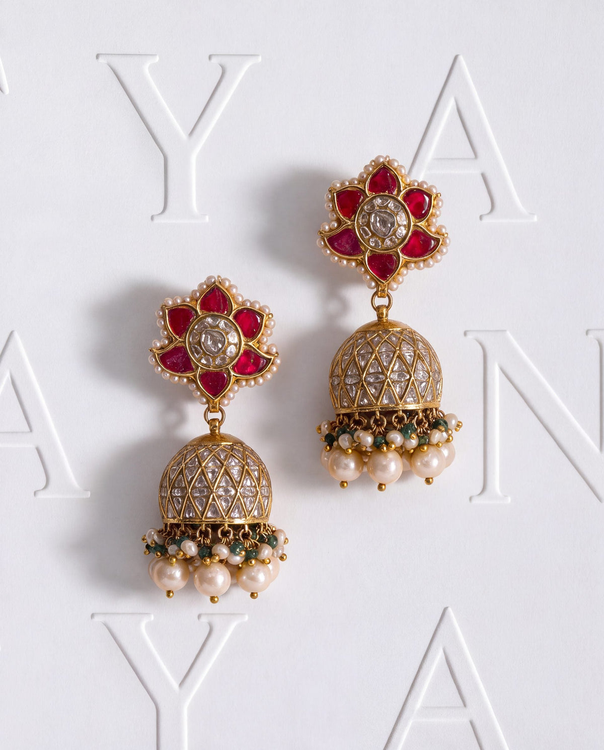 Amita Polki Jhumkas