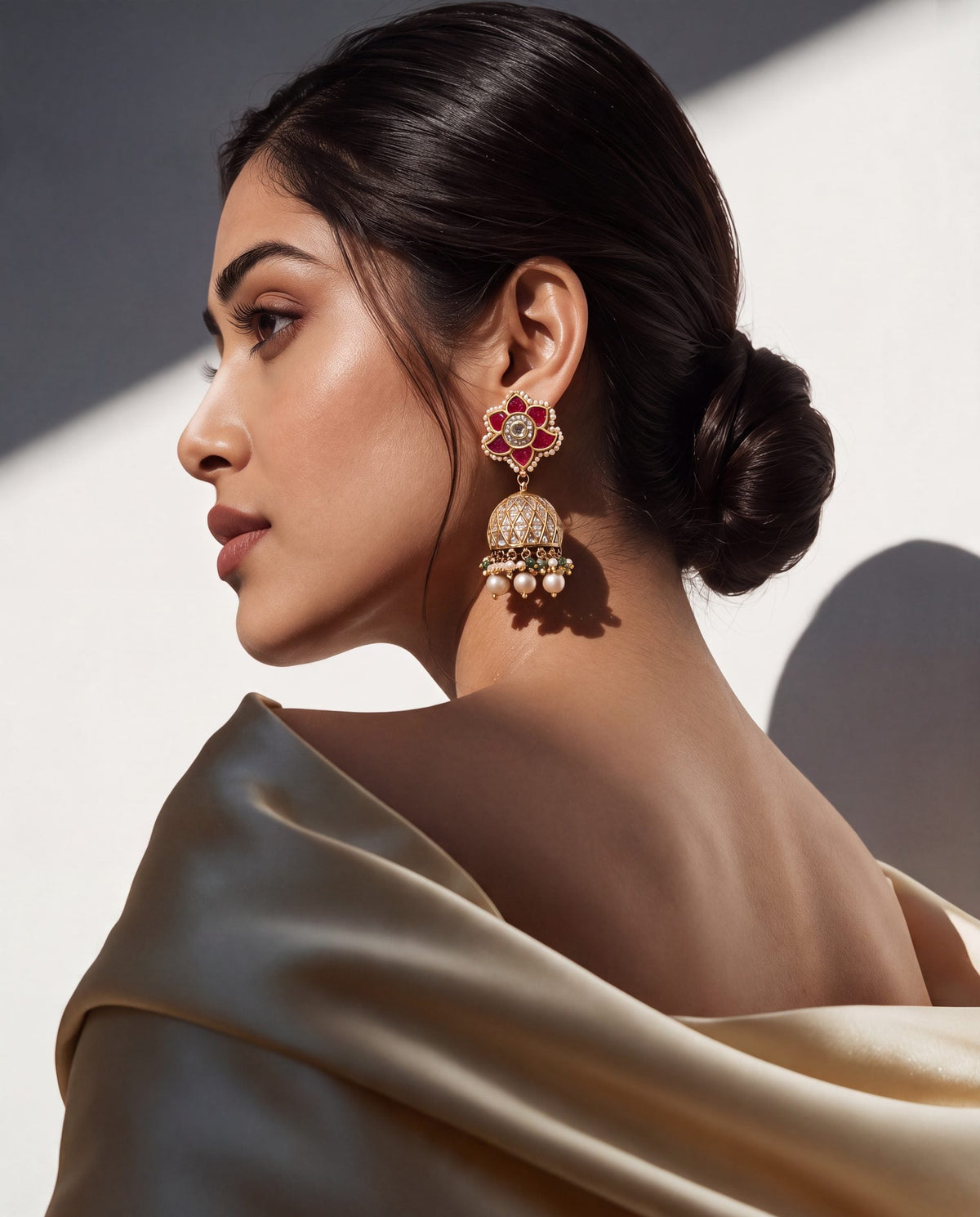 Amita Polki Jhumkas