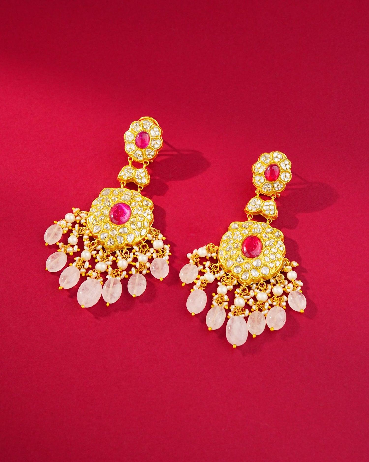Urvasi Polki Long Earrings