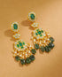 Alvina Polki Long Earrings