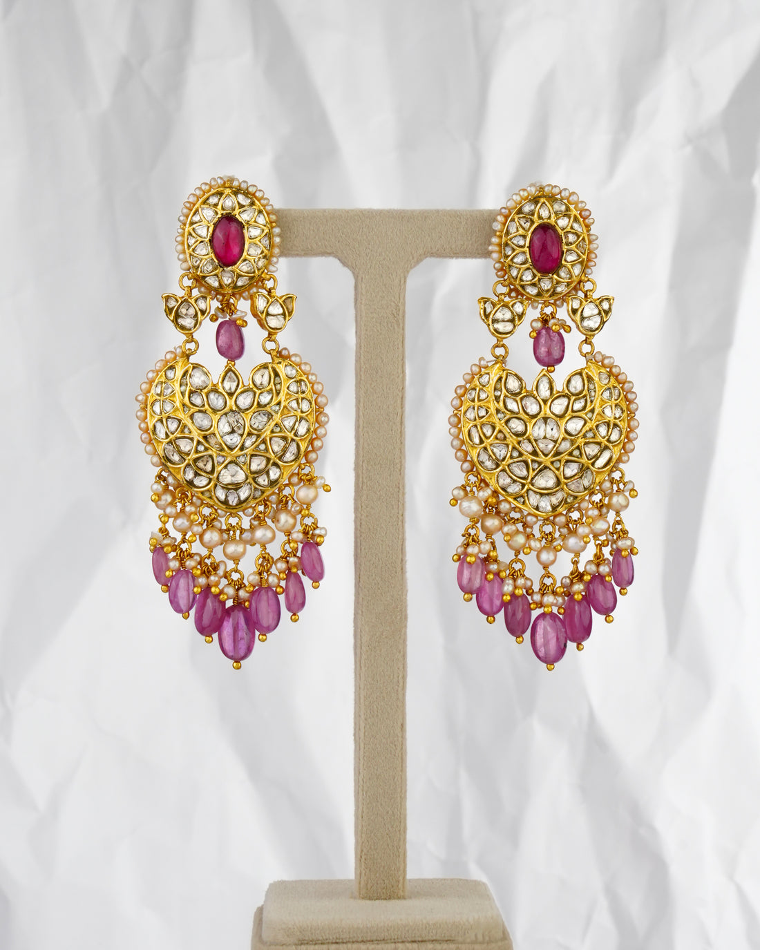 Pushpa Polki Chandbalis