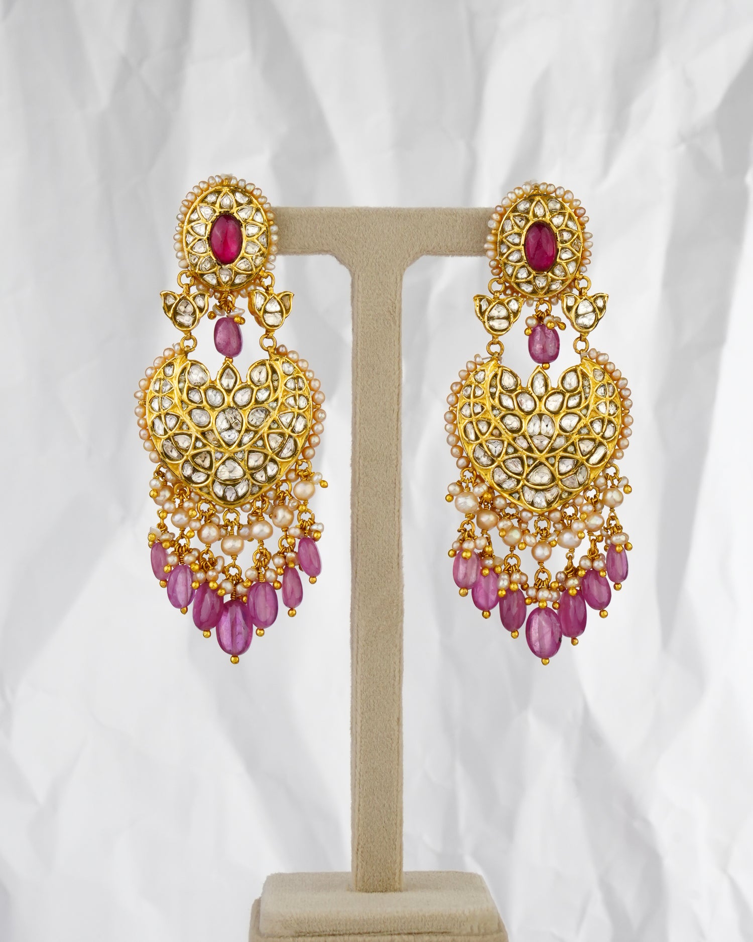 Pushpa Polki Chandbalis