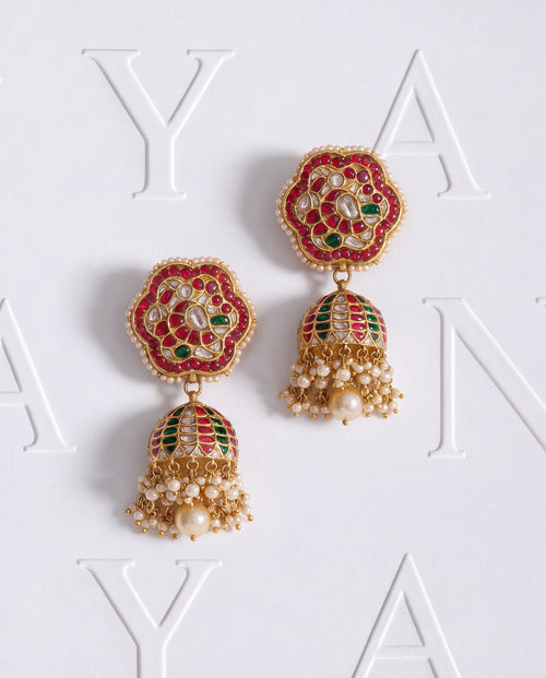 Aarya Polki Jhumkas