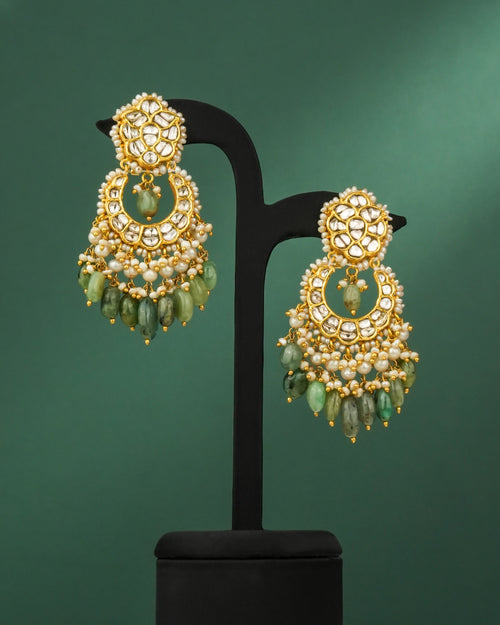 Sakshi Polki And Diamond Chandbalis