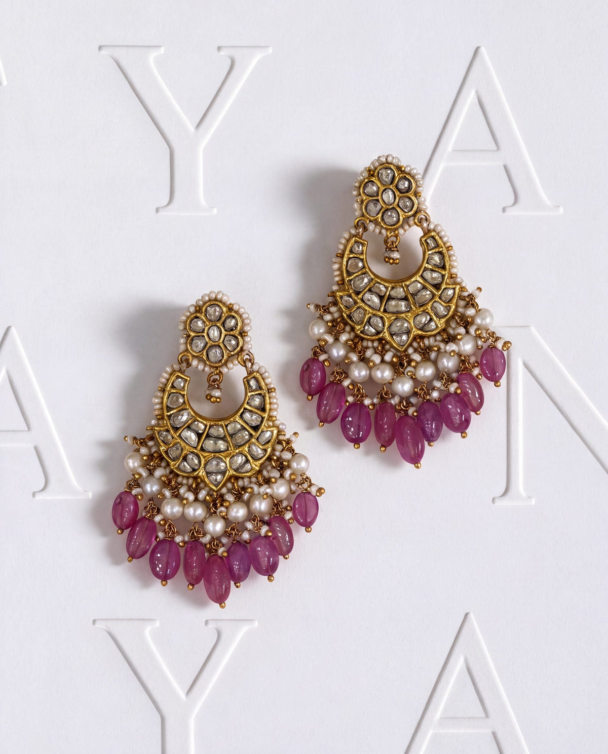 Zoha Polki And Diamond Chandbalis
