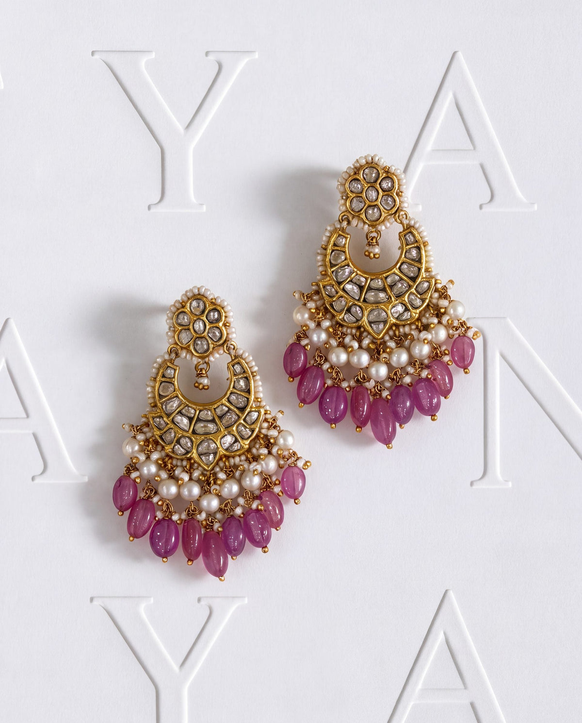 Zoha Polki And Diamond Chandbalis