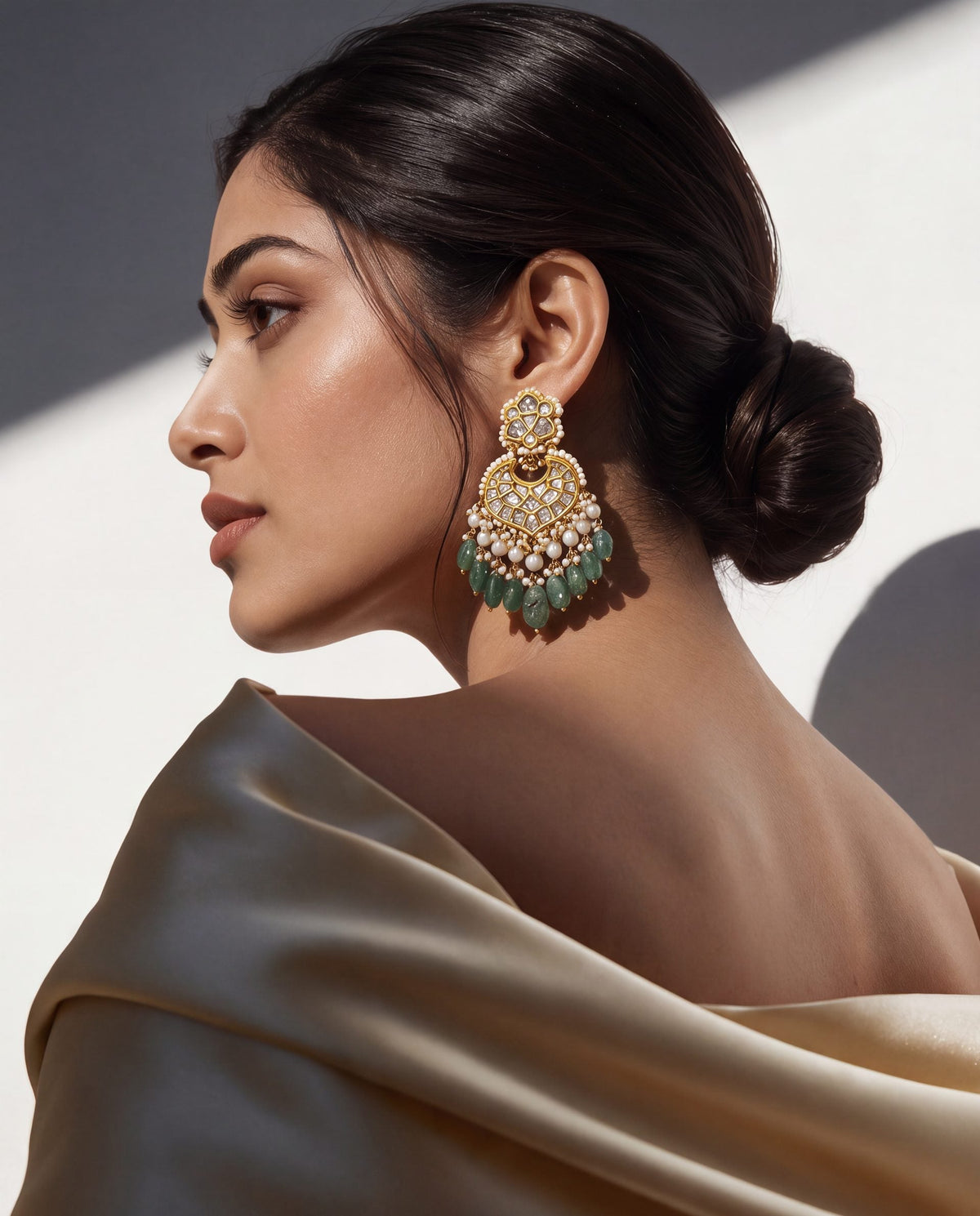 Saachi Polki And Diamond Chandbalis