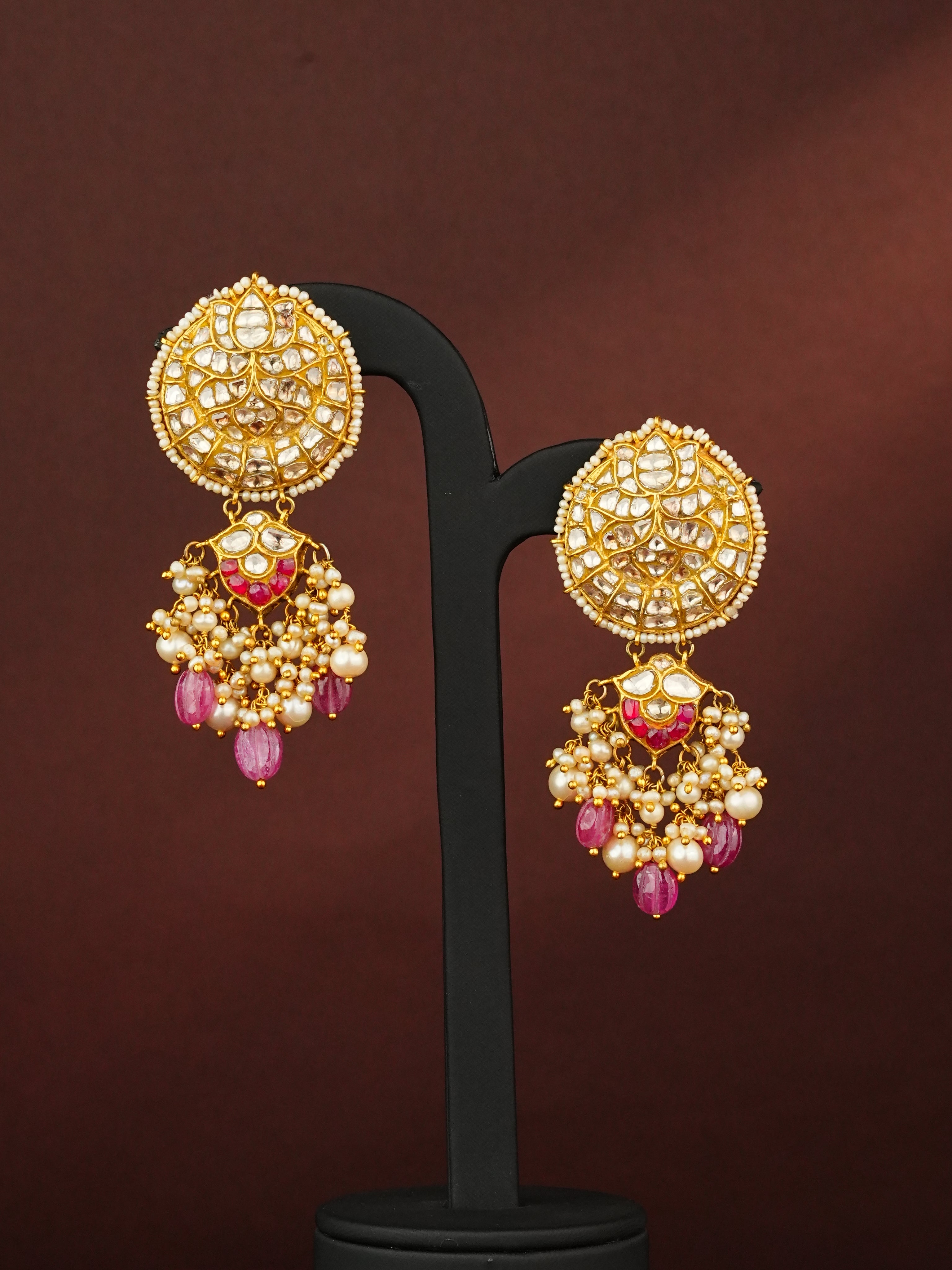 Sitri Polki Long Earrings