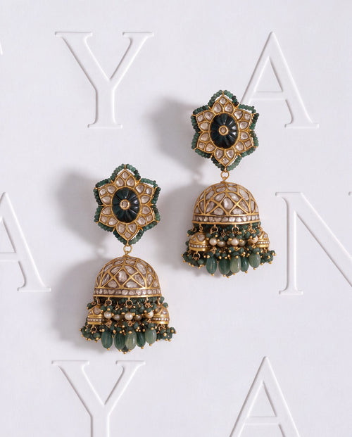 Mariena Polki Jhumkas