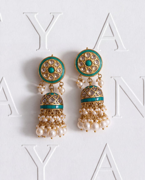 Rakhi Polki Jhumkas