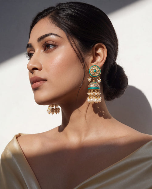 Rakhi Polki Jhumkas