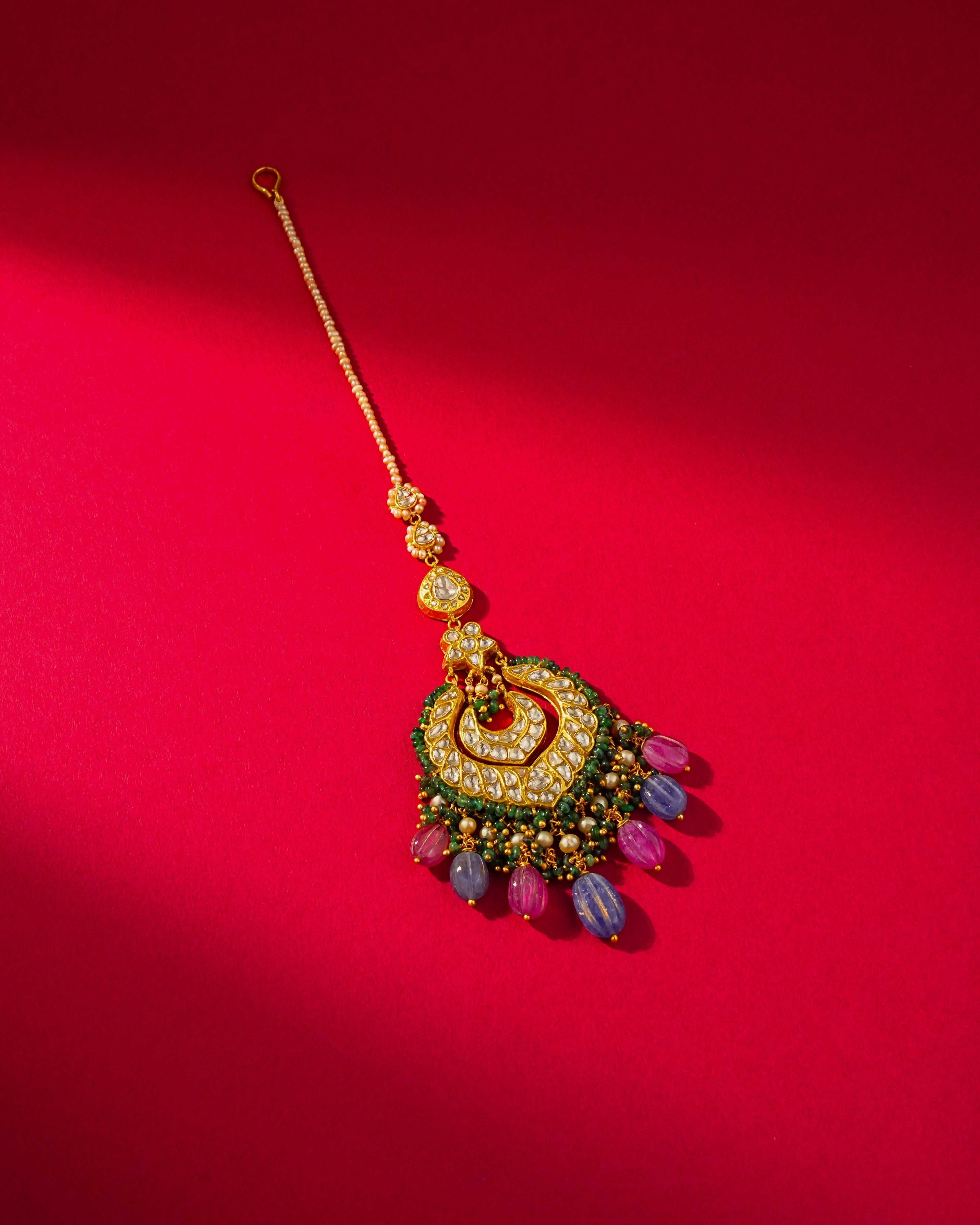 Riva Polki Maangtika