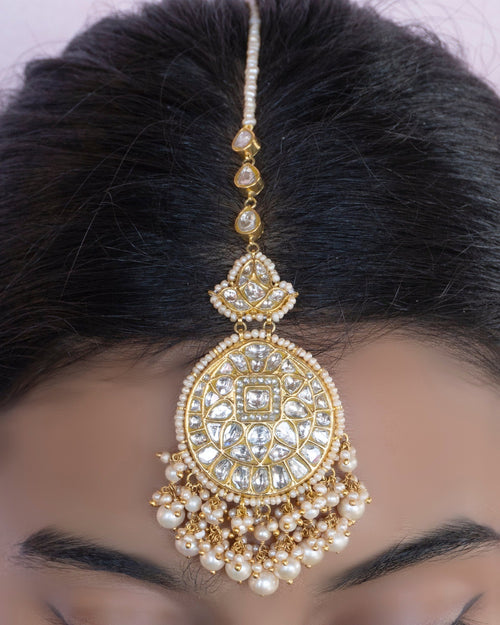 Mr And Mrs Mahi Set - Mahi Bridal Polki  Set
