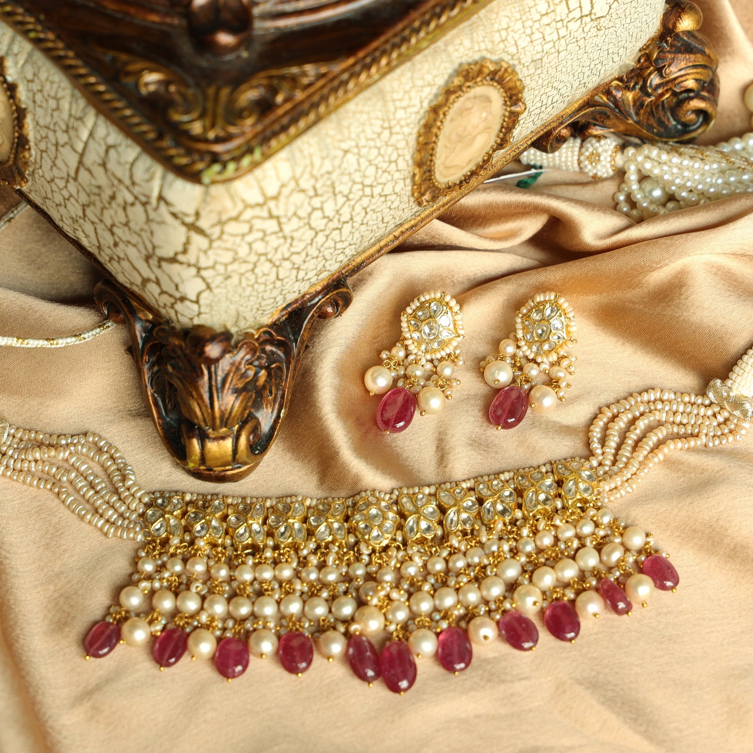 Brides Kalyan Jewellers Polki Collection Handcrafted Diamond Polki