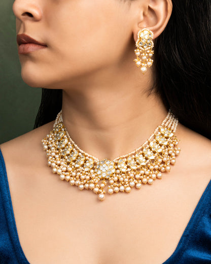 Shifa Polki Necklace