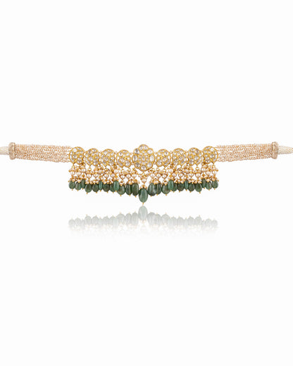 Adhushi Polki Choker