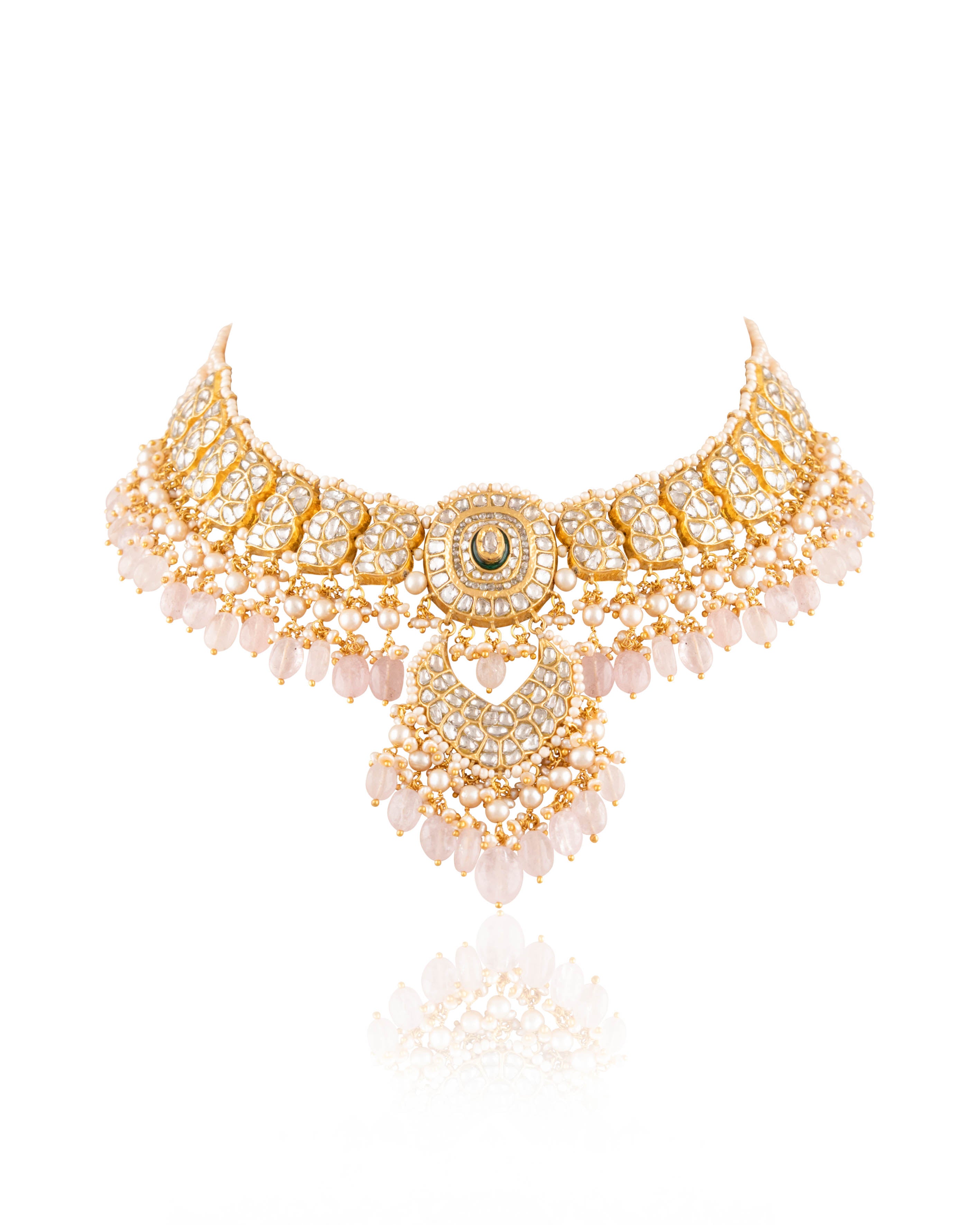 Madhiya Polki Necklace