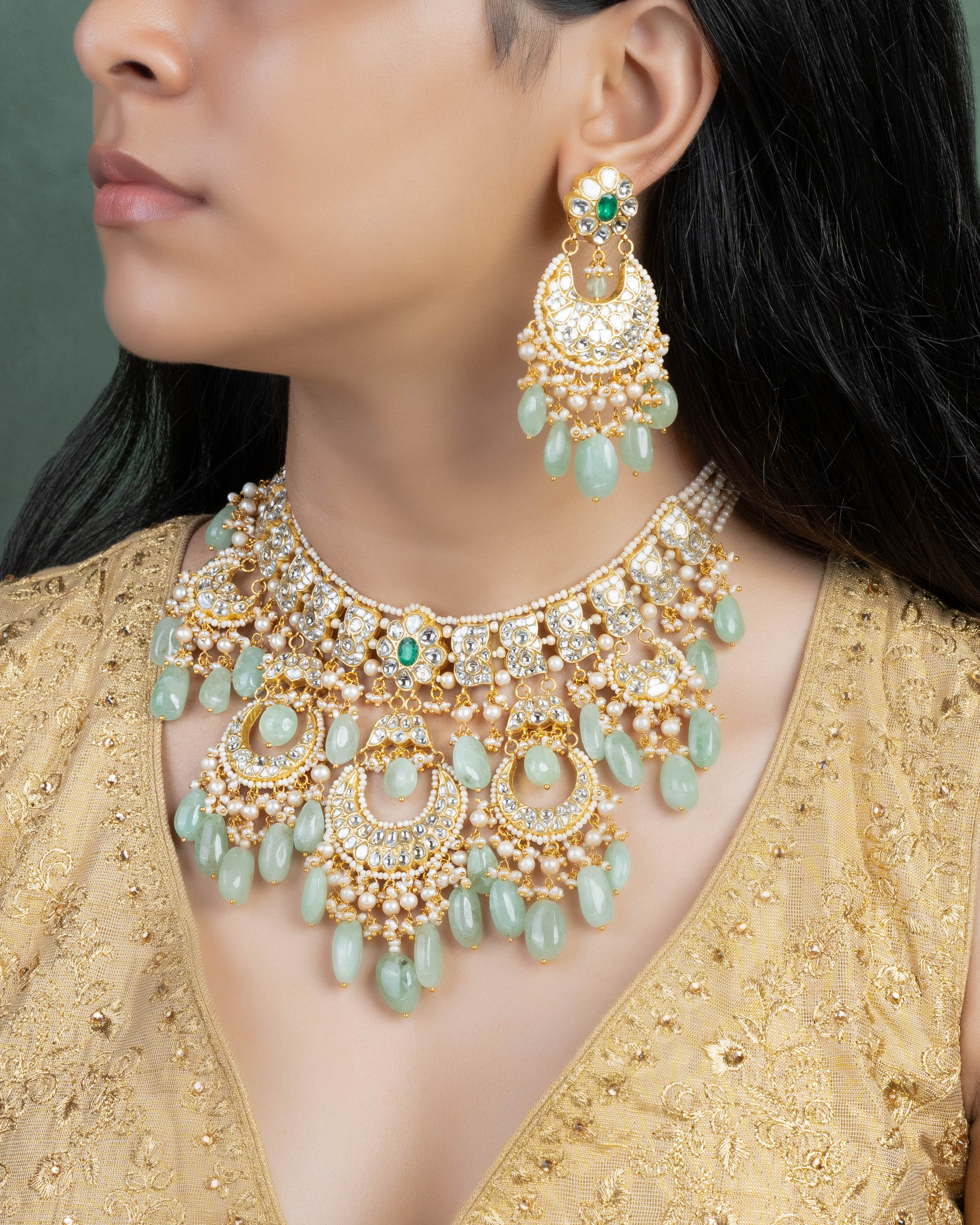 Pallavi Polki Necklace