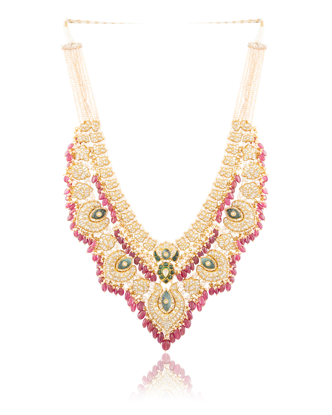 Priyanka Polki Long Necklace