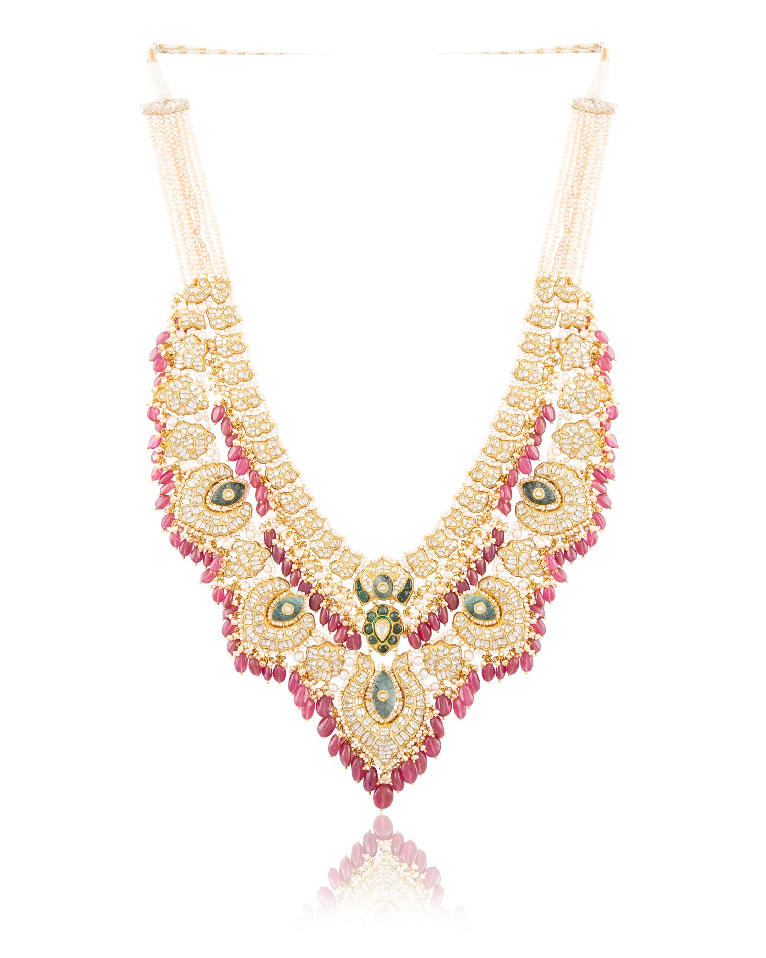 Priyanka Polki Long Necklace