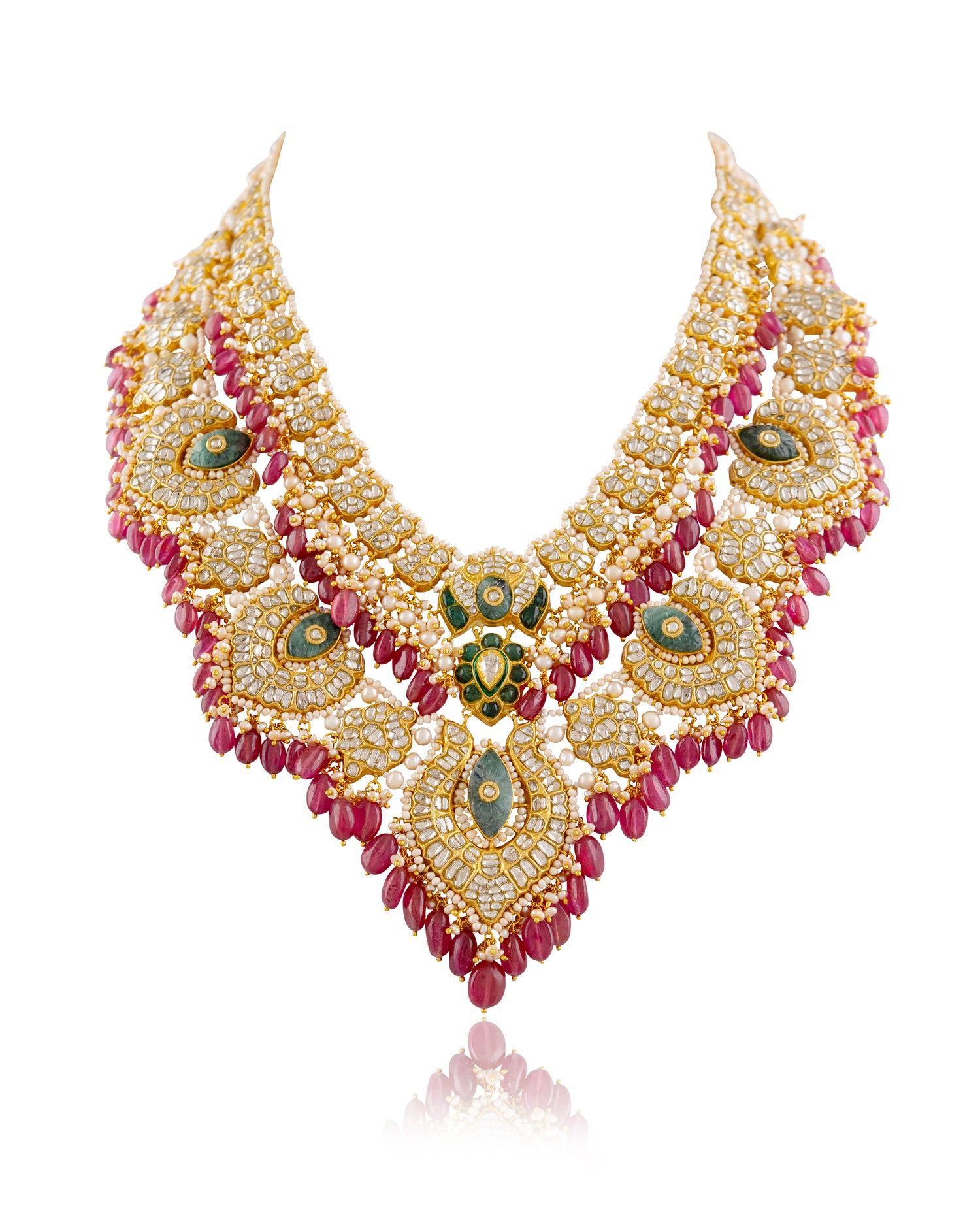 Priyanka Polki Long Necklace